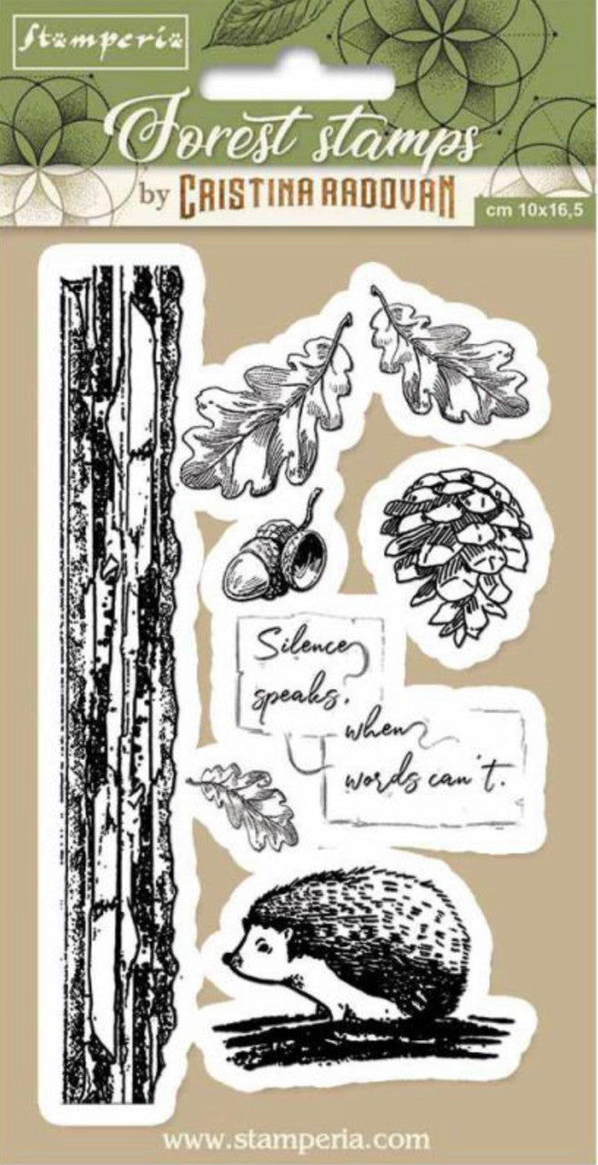 Stamperia HD natuurrubberstempel Forest Hedgehog